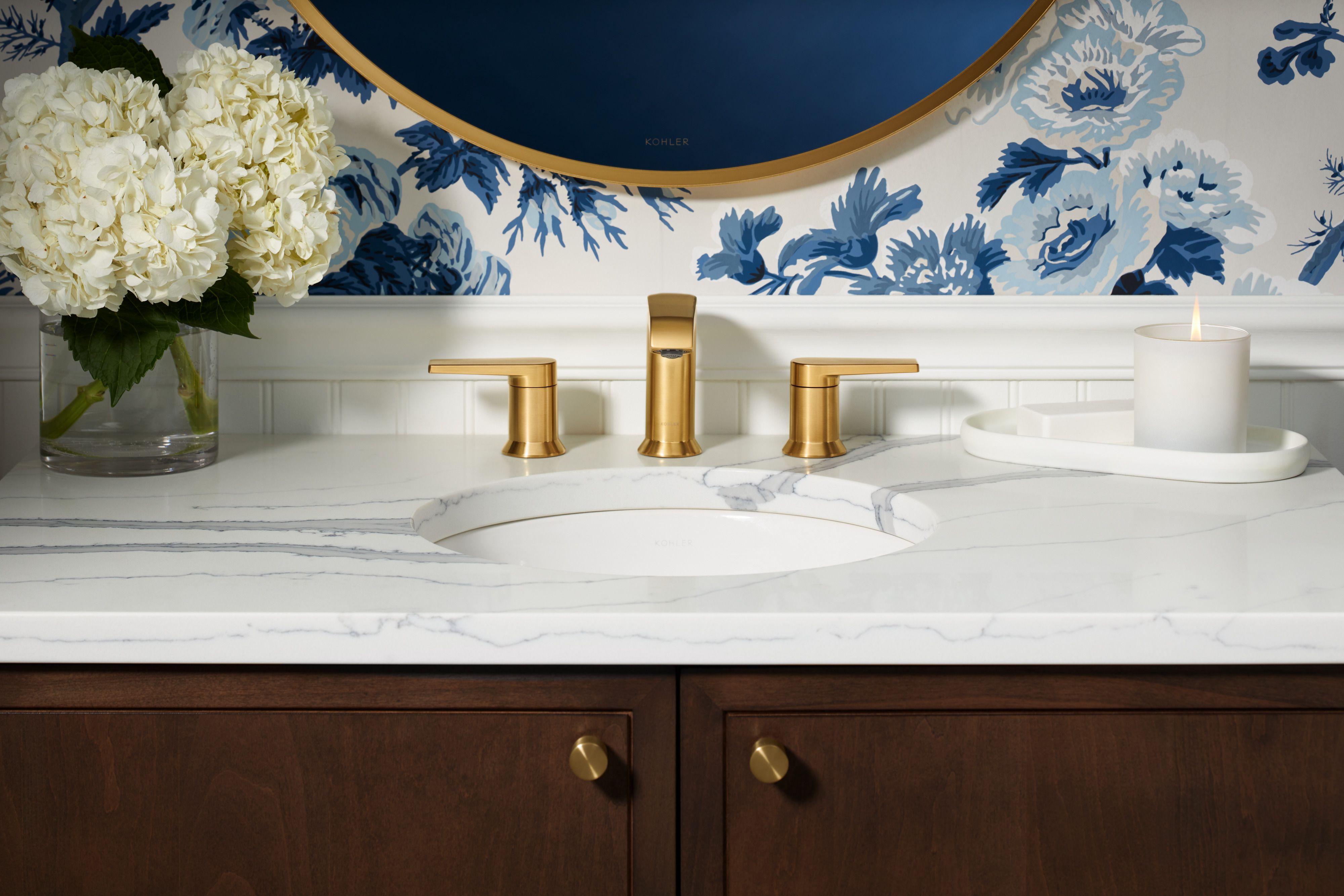 KOHLER 20000-0 Caxton Fregadero De Baño Rectangular Bajo Montaje, 20-1/4 Pulgadas De Ancho X 15