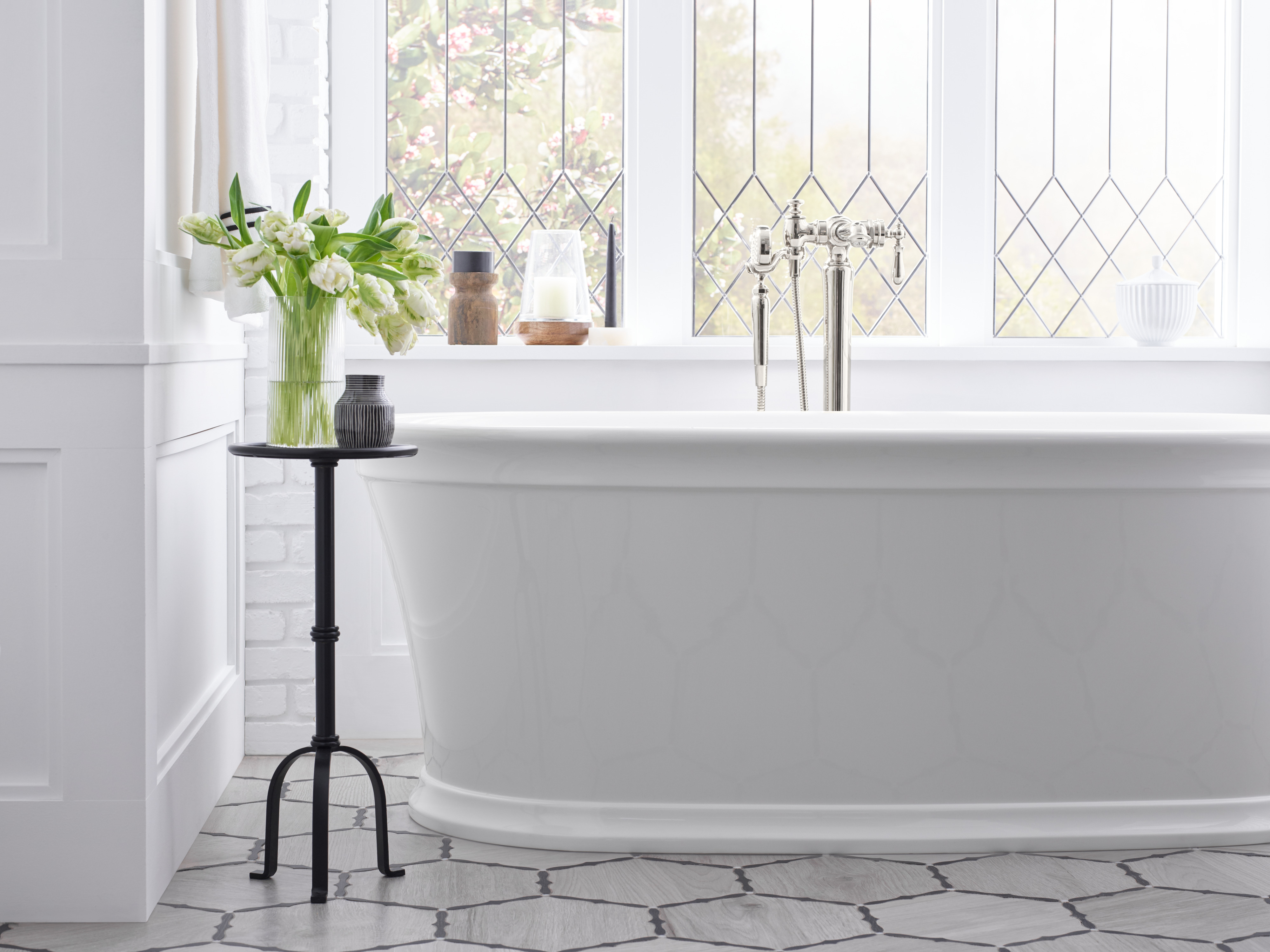 kohler stand alone tub